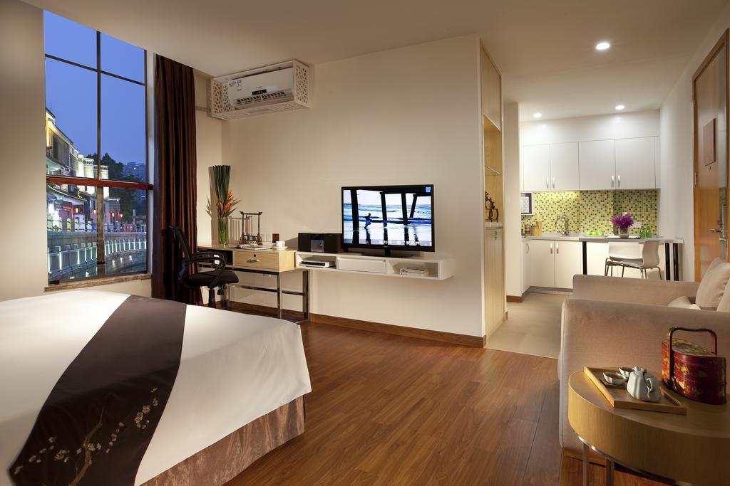 Citadines Lizhiwan Guangzhou Apart otel Oda fotoğraf